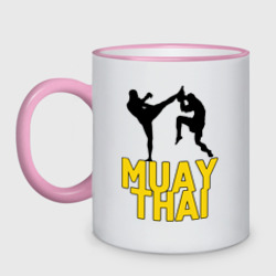 Кружка двухцветная Муай тай Muay Thai