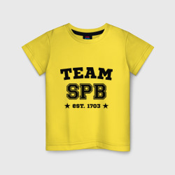 Детская футболка хлопок Team Saint-Petersburg