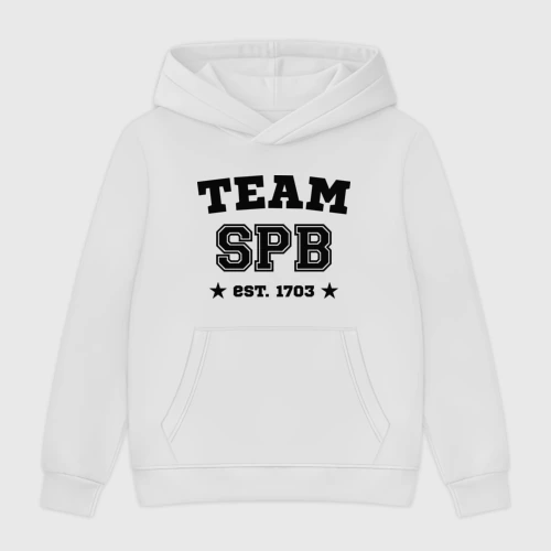 Мужская толстовка без начеса хлопок Team Saint-Petersburg