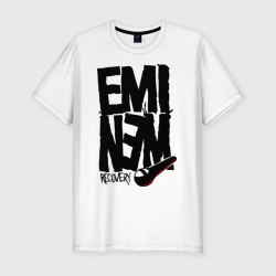 Мужская футболка хлопок Slim Eminem recovery