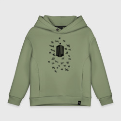 Детское худи Oversize хлопок Доктор кто - счёт дней