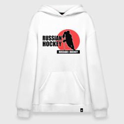 Худи SuperOversize хлопок Russian hockey Русский хоккей