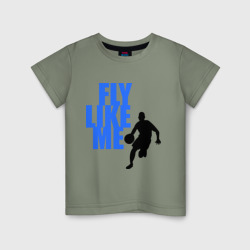 Детская футболка хлопок Fly like me