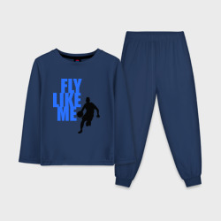 Детская пижама с лонгсливом хлопок Fly like me