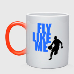 Кружка хамелеон Fly like me