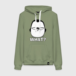 Женская толстовка хлопок What?