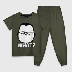Детская пижама хлопок What?