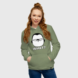 Женская толстовка хлопок What? - фото 2
