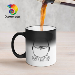 Кружка хамелеон What?