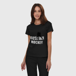 Женская пижама хлопок Russian hockey Русский хоккей - фото 2