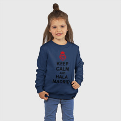 Детский свитшот хлопок Keep calm and Hala Madrid - фото 2