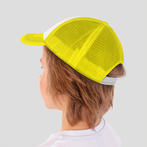 Детская кепка тракер Денискина любимка, цвет желтый - фото 5