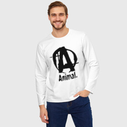 Мужской лонгслив oversize хлопок Спортивное питание Animal 2 - фото 2