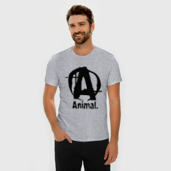 Мужская футболка хлопок Slim Спортивное питание Animal 2 - фото 2