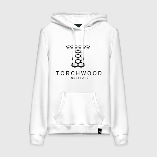 Женская толстовка хлопок Torchwood Institute, цвет белый