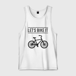 Мужская майка хлопок Let's bike it