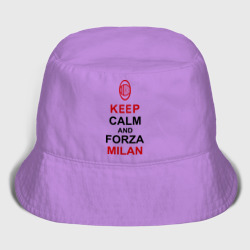 Мужская панама хлопок Keep calm and Forza Milan