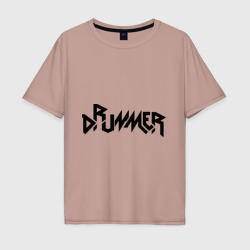 Мужская футболка хлопок Oversize Drummer