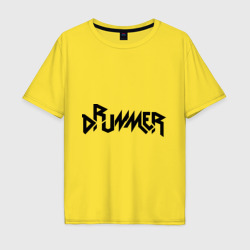 Мужская футболка хлопок Oversize Drummer