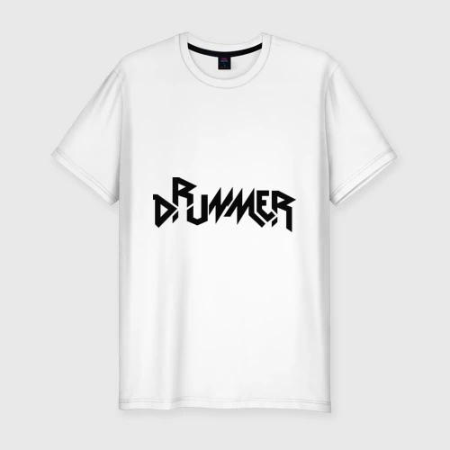 Мужская футболка хлопок Slim Drummer