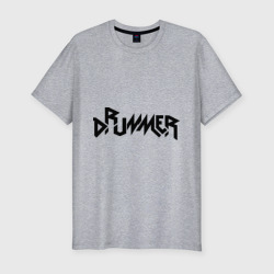 Мужская футболка хлопок Slim Drummer