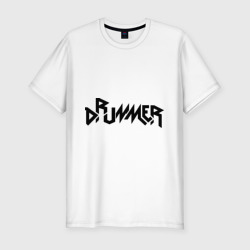 Мужская футболка хлопок Slim Drummer