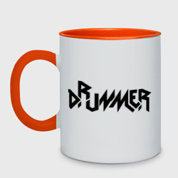 Кружка двухцветная Drummer