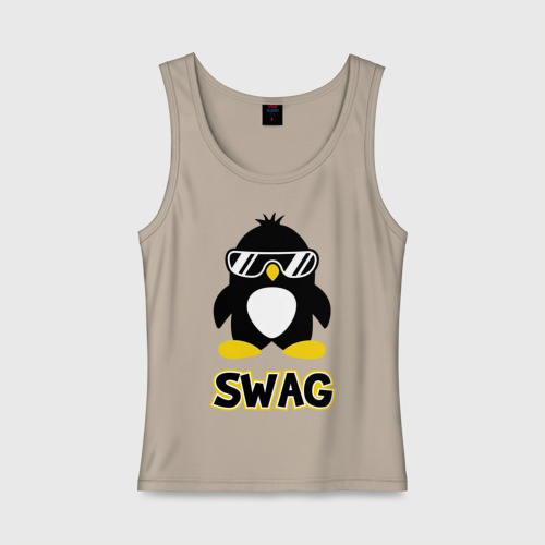 Женская майка хлопок Swag Penguin