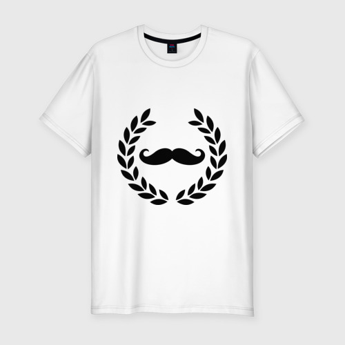 Мужская футболка хлопок Slim Win Moustaches