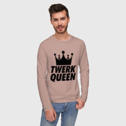 Мужской лонгслив хлопок Twerk Queen - фото 2