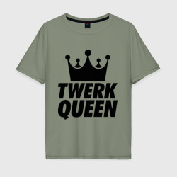 Мужская футболка хлопок Oversize Twerk Queen