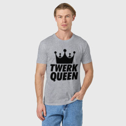 Мужская футболка хлопок Twerk Queen - фото 2