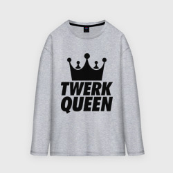 Мужской лонгслив oversize хлопок Twerk Queen