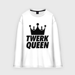 Женский лонгслив oversize хлопок Twerk Queen