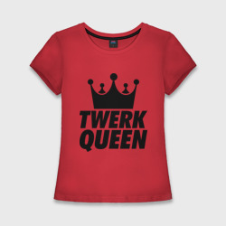 Женская футболка хлопок Slim Twerk Queen