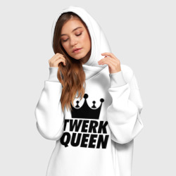 Платье-худи хлопок Twerk Queen - фото 2