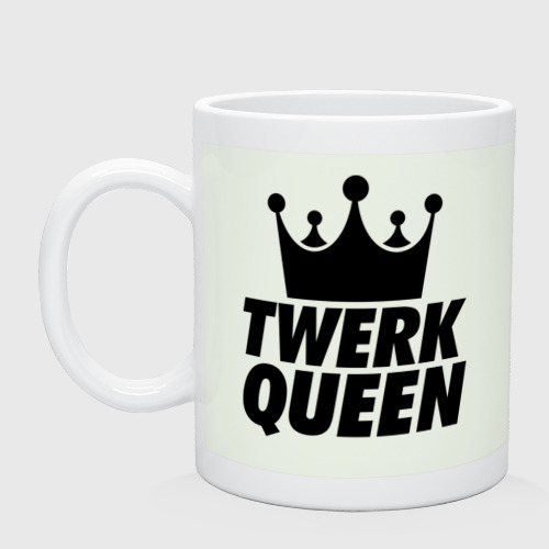 Кружка керамическая Twerk Queen, цвет фосфор