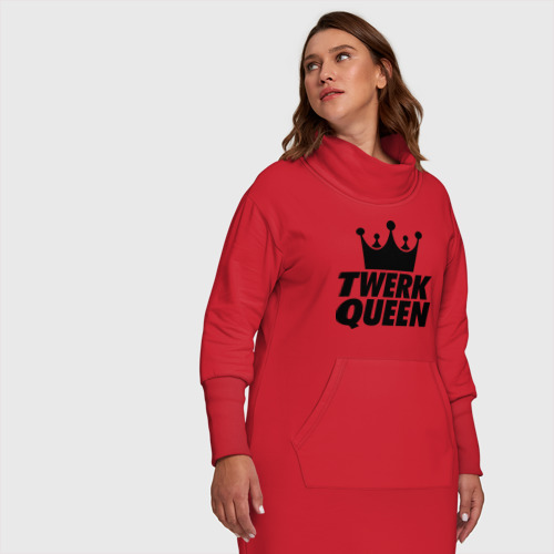 Платье удлиненное хлопок Twerk Queen - фото 7