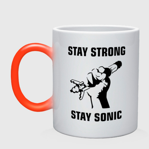 Кружка хамелеон Doctor Who : Stay Strong Stay Sonic