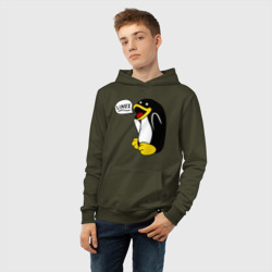Детская толстовка хлопок Пингвин: Linux - фото 2