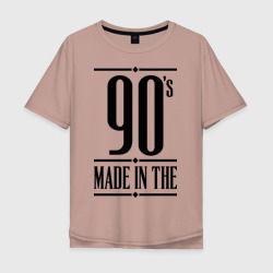 Мужская футболка хлопок Oversize Made in the 90s