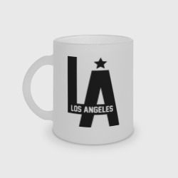 Кружка матовая стеклянная Los Angeles Star