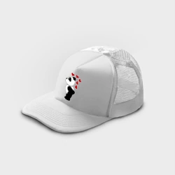 Кепка тракер с сеткой Поцелуй панды парная - фото 2