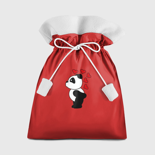 Мешок новогодний Поцелуй панды парная