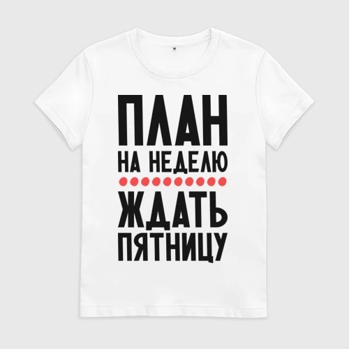 Футболка планы на день пинать мужская