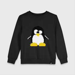 Детский свитшот хлопок Битовый пингвин Linux