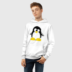 Детская толстовка хлопок Битовый пингвин Linux - фото 2