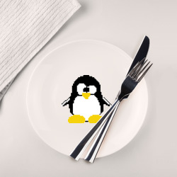 Тарелка Битовый пингвин Linux