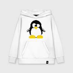 Детская толстовка хлопок Битовый пингвин Linux