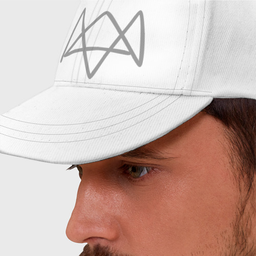 Бейсболка Watch dogs cap, цвет белый - фото 2